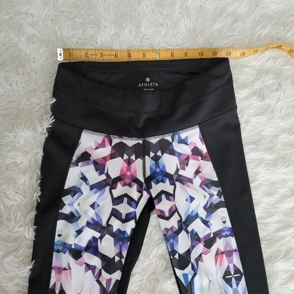 ATHLETA Geo Disco Sonar Capri Crop Leggings - Size XS - Picture 11 of 14